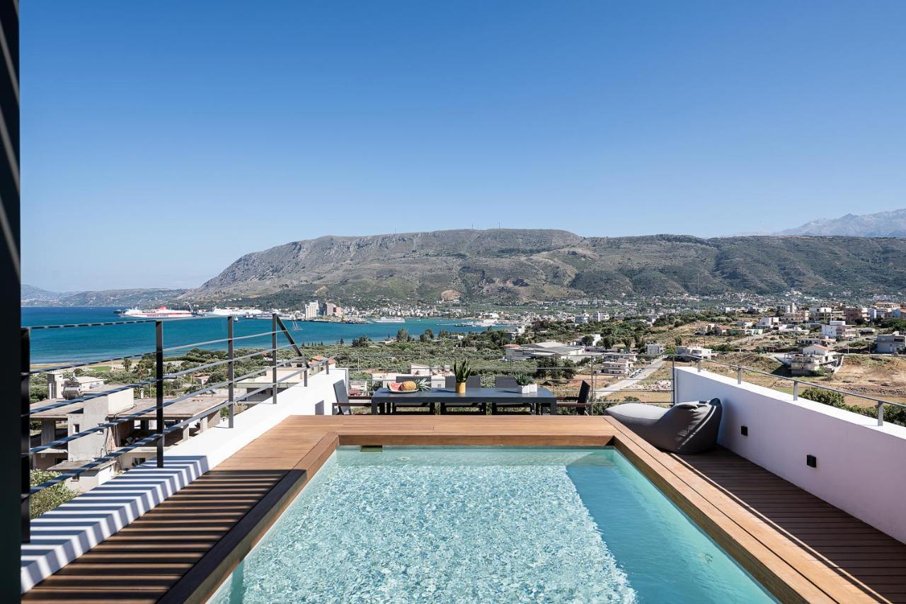 Seametry Luxury Living Penthouse Villa Souda Exterior photo